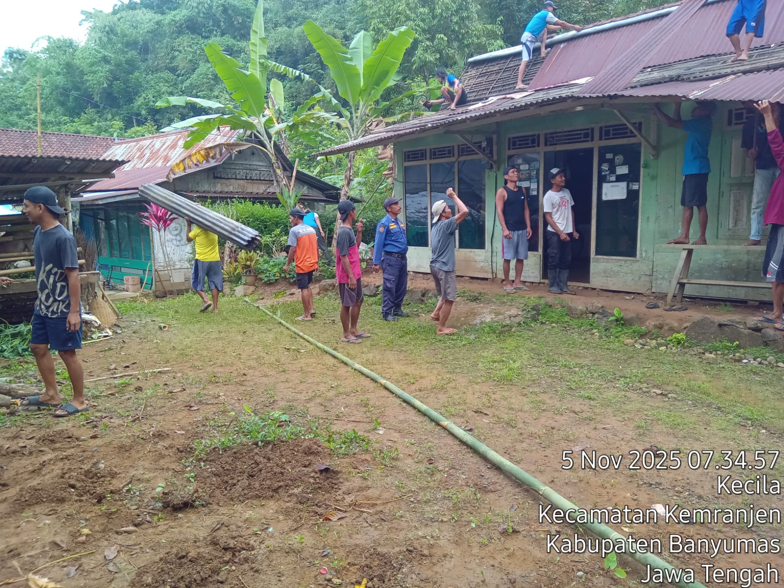 Monitoring Relokasi Rumah Terdampak Tanah Bergerak di Desa Petarangan