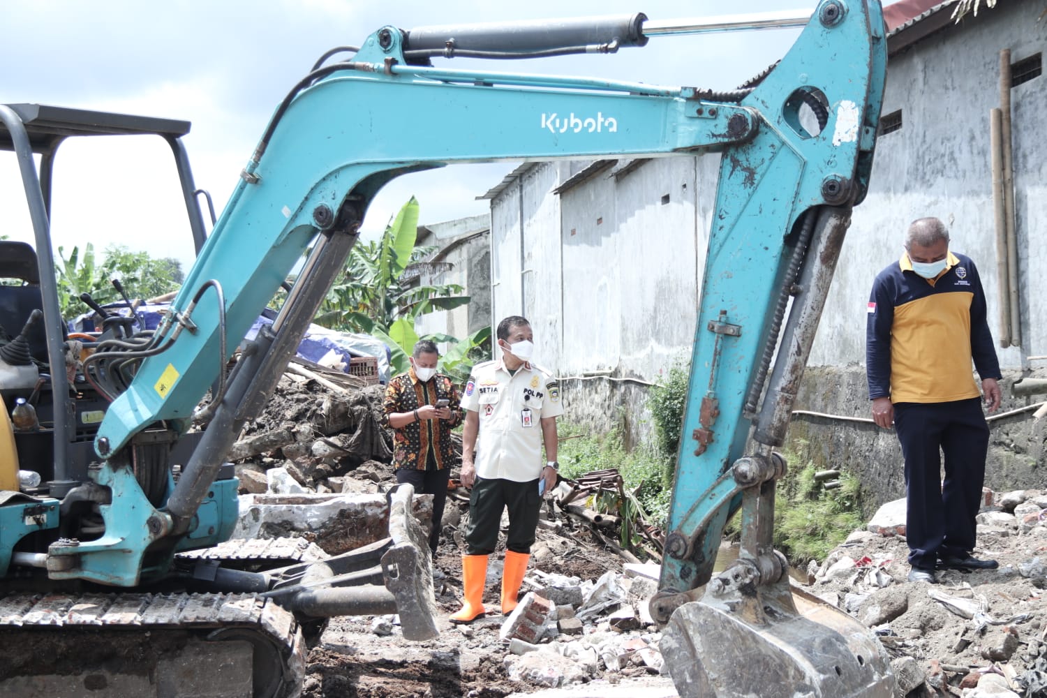 Pemindahan Pedagang Luar Pasar Ajibarang