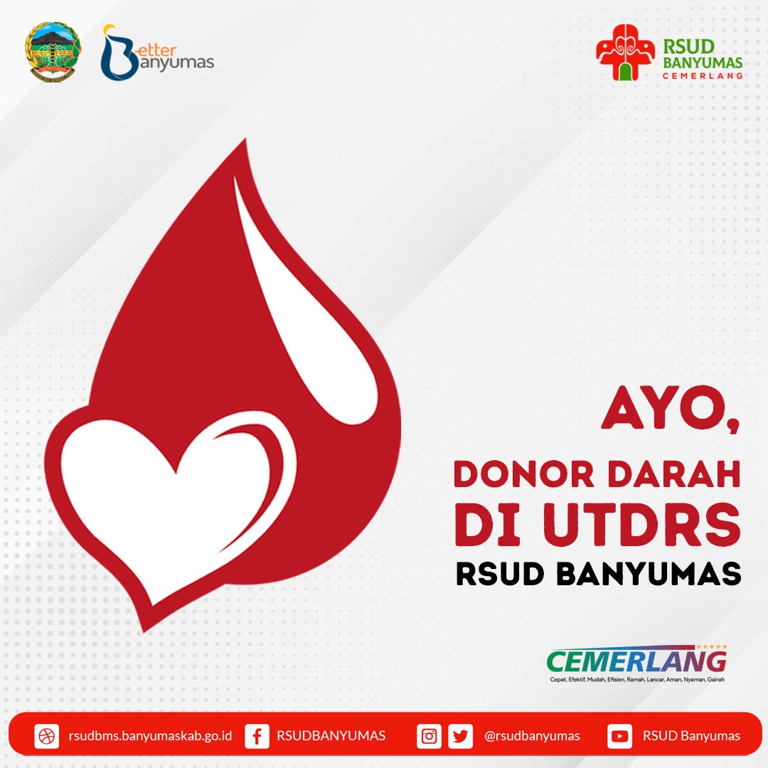 Ayo Donor Darah di UTDRS RSUD Banyumas