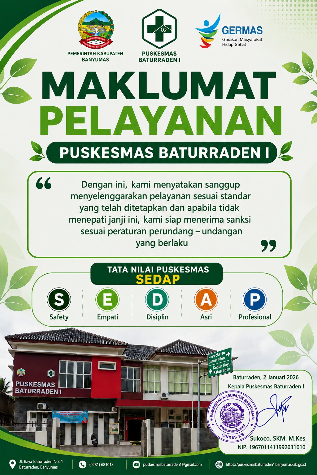 MAKLUMAT PELAYANAN 