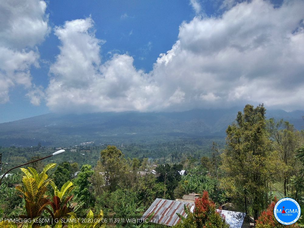 Pantauan Aktivitas Gunung Api Slamet oleh PVMBG Pos Pemantauan Gambuhan, Pemalang