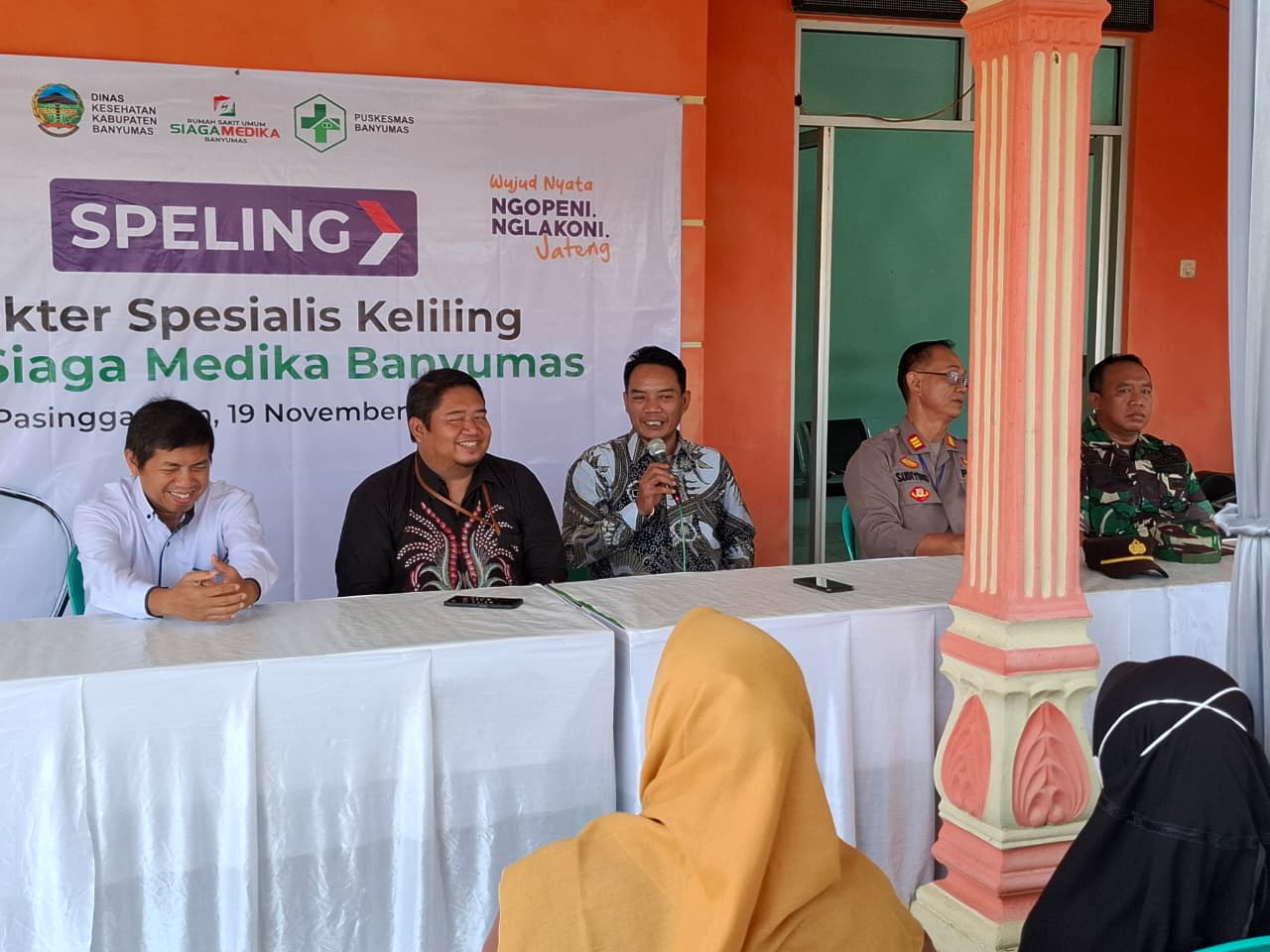 Kegiatan Speling Puskesmas Banyumas dan RSU Siaga Medika di Desa Pasinggangan