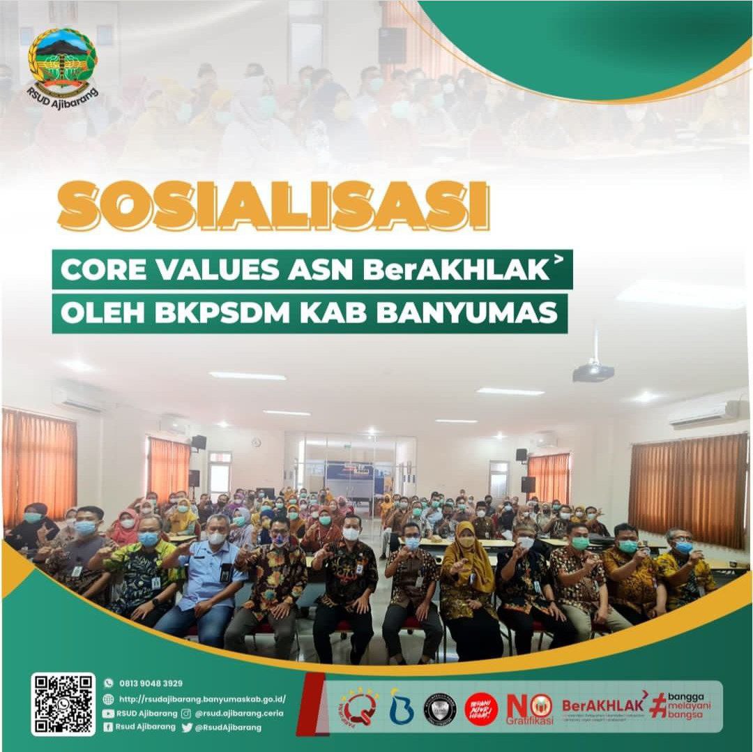 SOSIALISASI CORE VALUE BERAKHLAK II BKPSDM