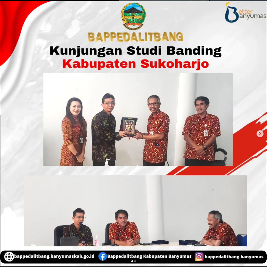 KUNJUNGAN STUDI BANDING KABUPATEN SUKOHARJO