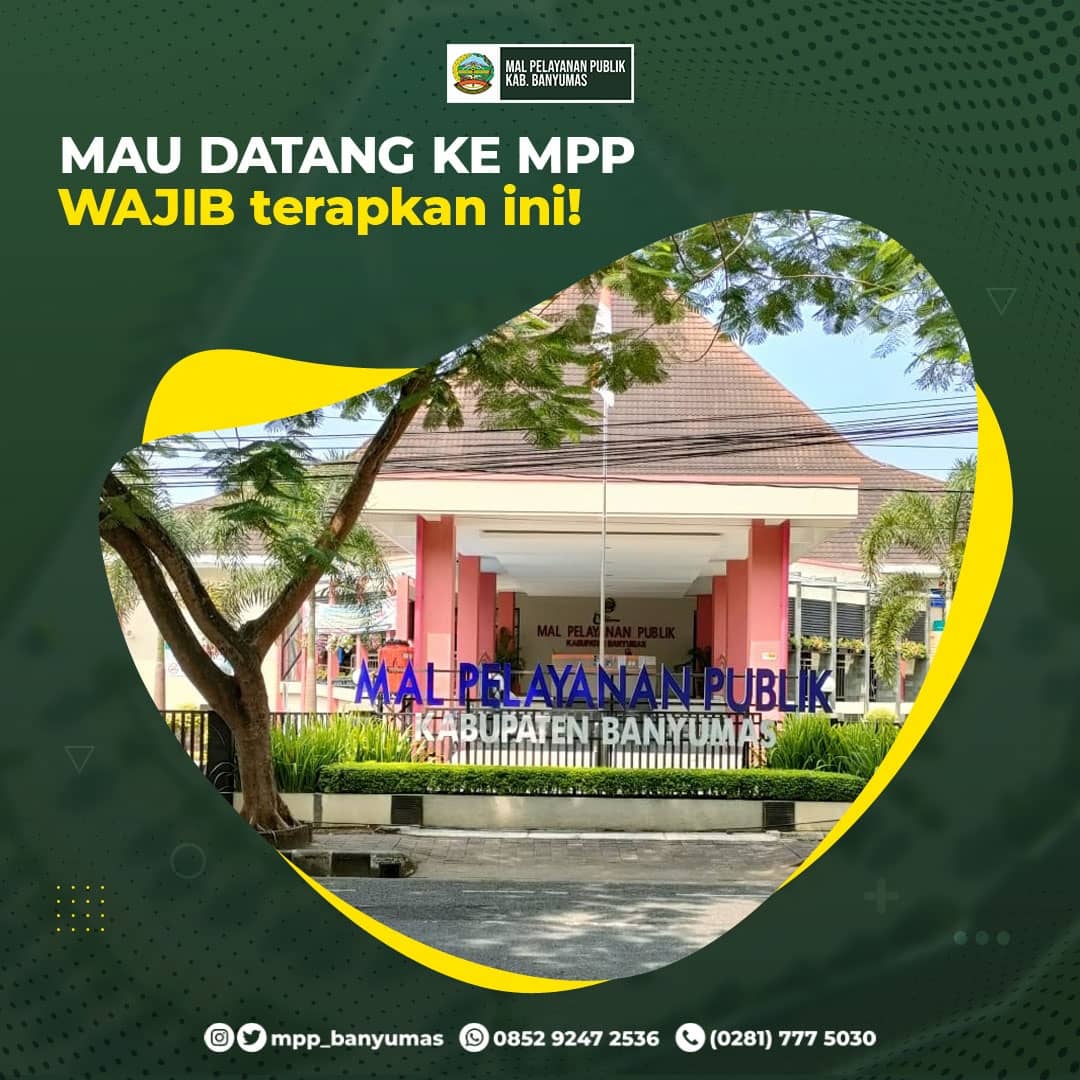 Point-Point Sebelum Datang Ke Mal Pelayanan Publik Kabupaten Banyumas