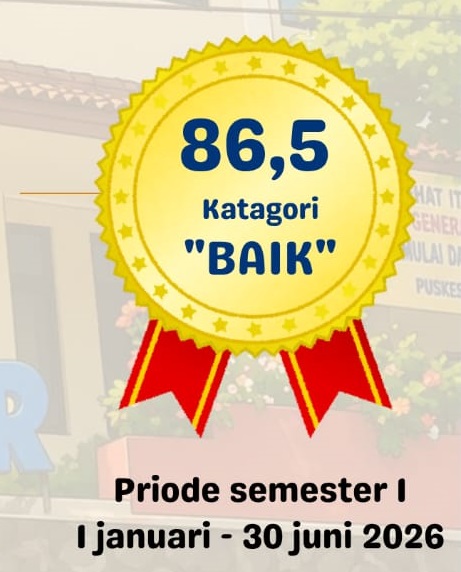 Hasil Survei Kepuasan Masyarakat (SKM) Puskesmas Lumbir Semester I Tahun 2026