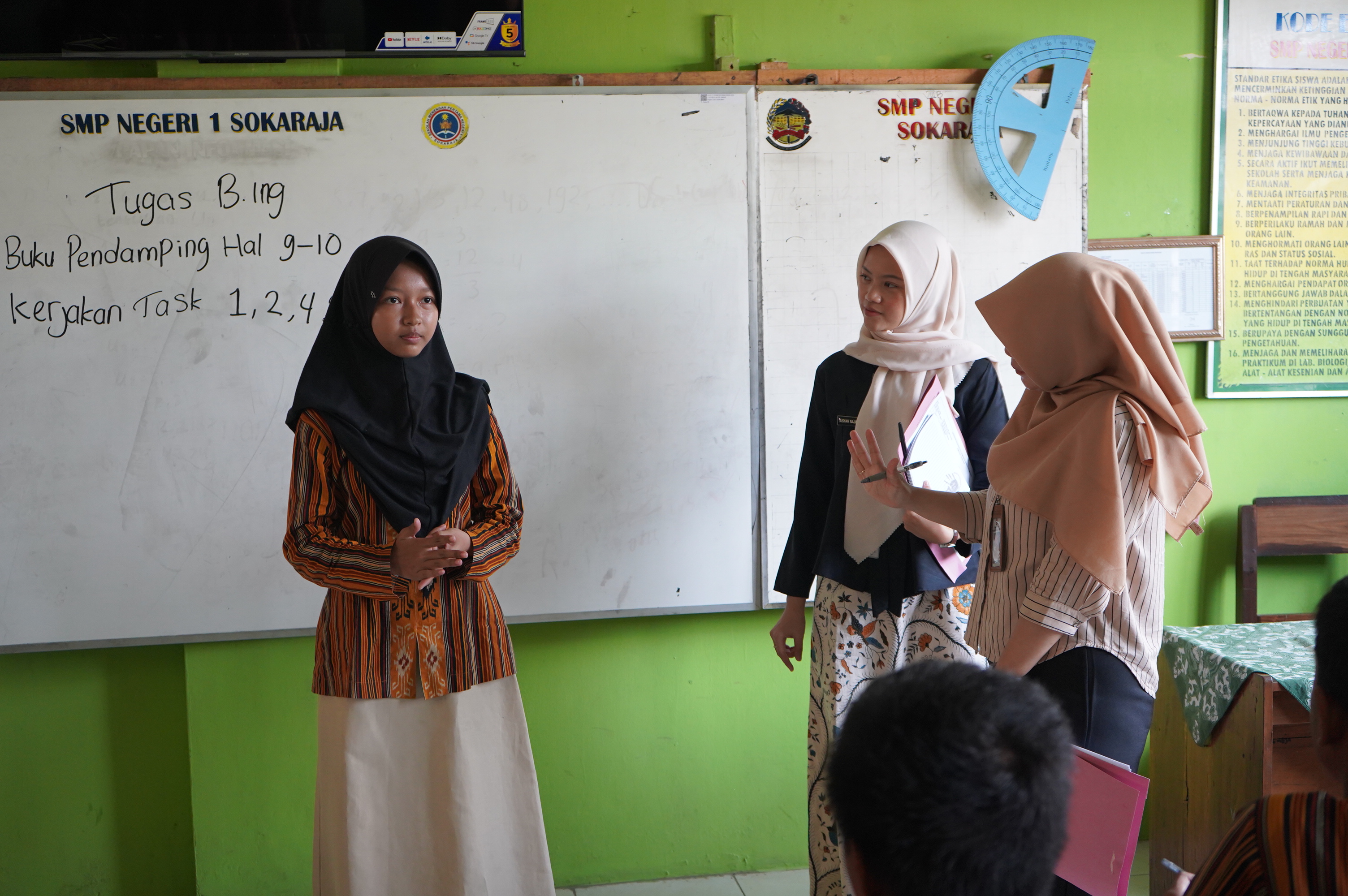 Inspektorat Bersama Dinas Pendidikan dan Kominfo Lakukan Penilaian Sekolah Berintegritas di Tiga SMP