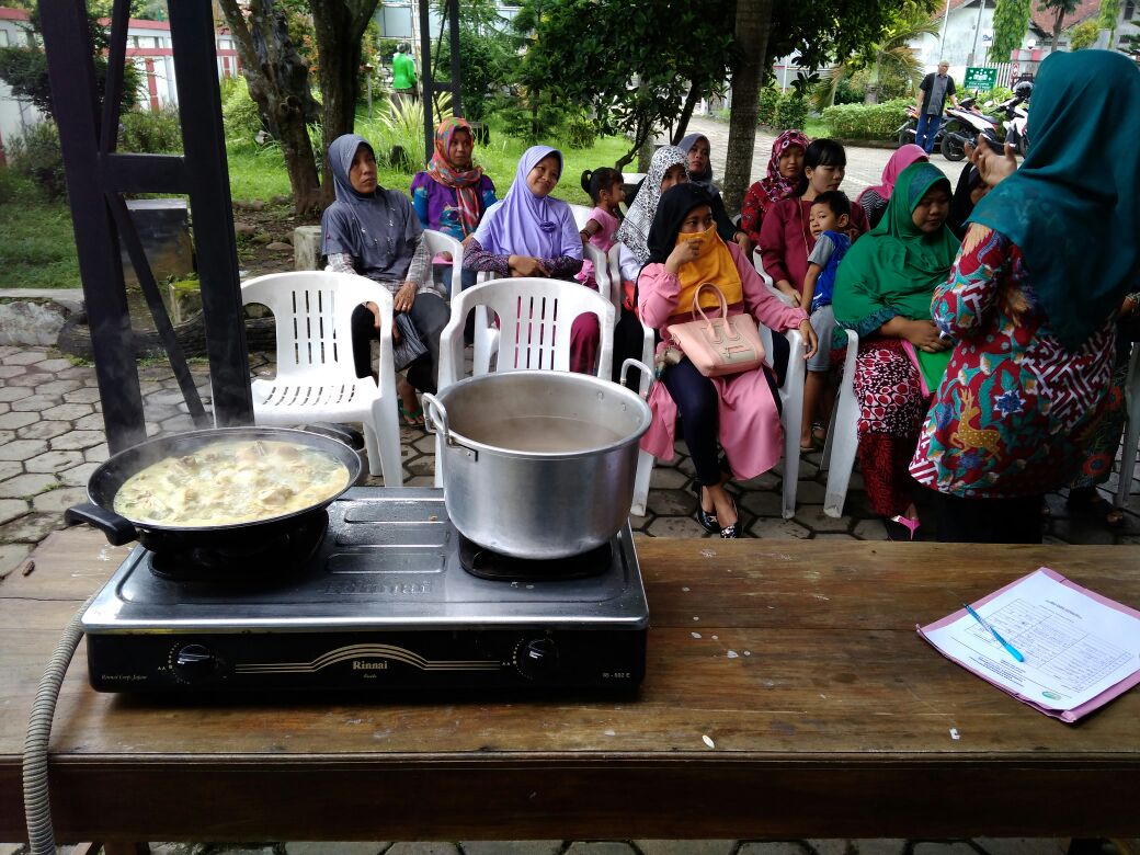 Kelas Masak Bumil Puskesmas Jatilawang Desa Kedungwringin