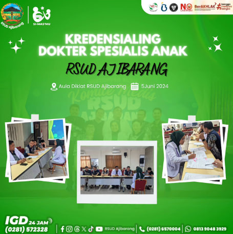 Kredensialing Penambahan Dokter Anak Baru di RSUD Ajibarang: Dr. RR Wening Gelar Pratidina, M.Med.Sc., Sp.A