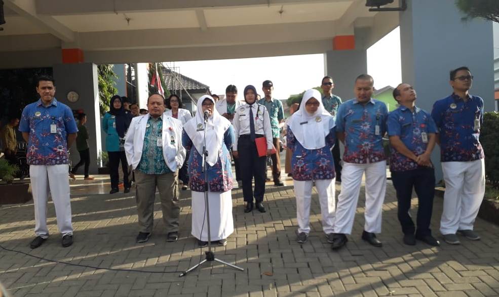 SOSIALISASI POKJA PAB (PELAYANAN ANESTESI DAN BEDAH) SAAT APEL PAGI