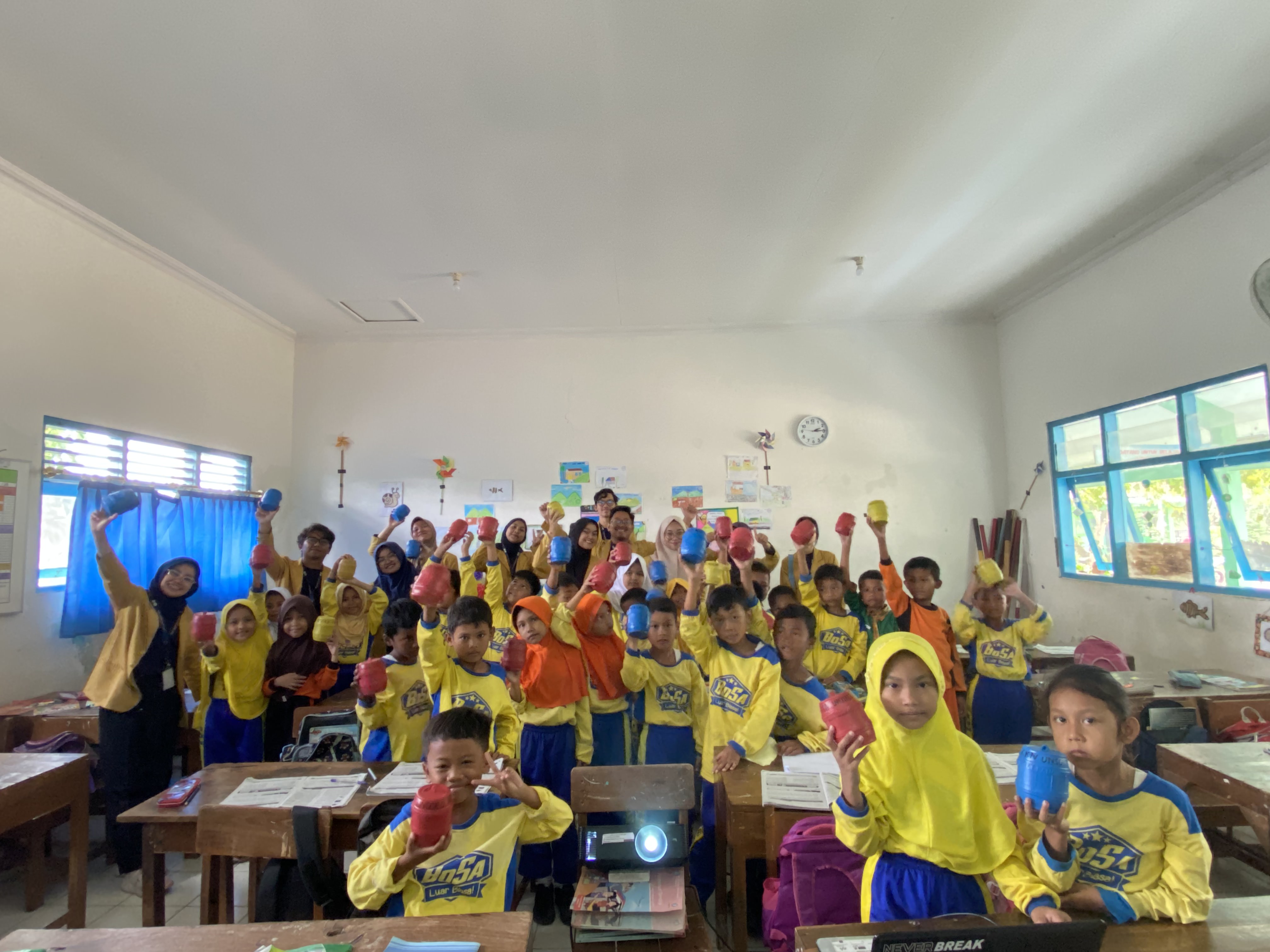 Sosialisasi Menabung KKN Unsoed 2023 di SDN 1 Kebokura