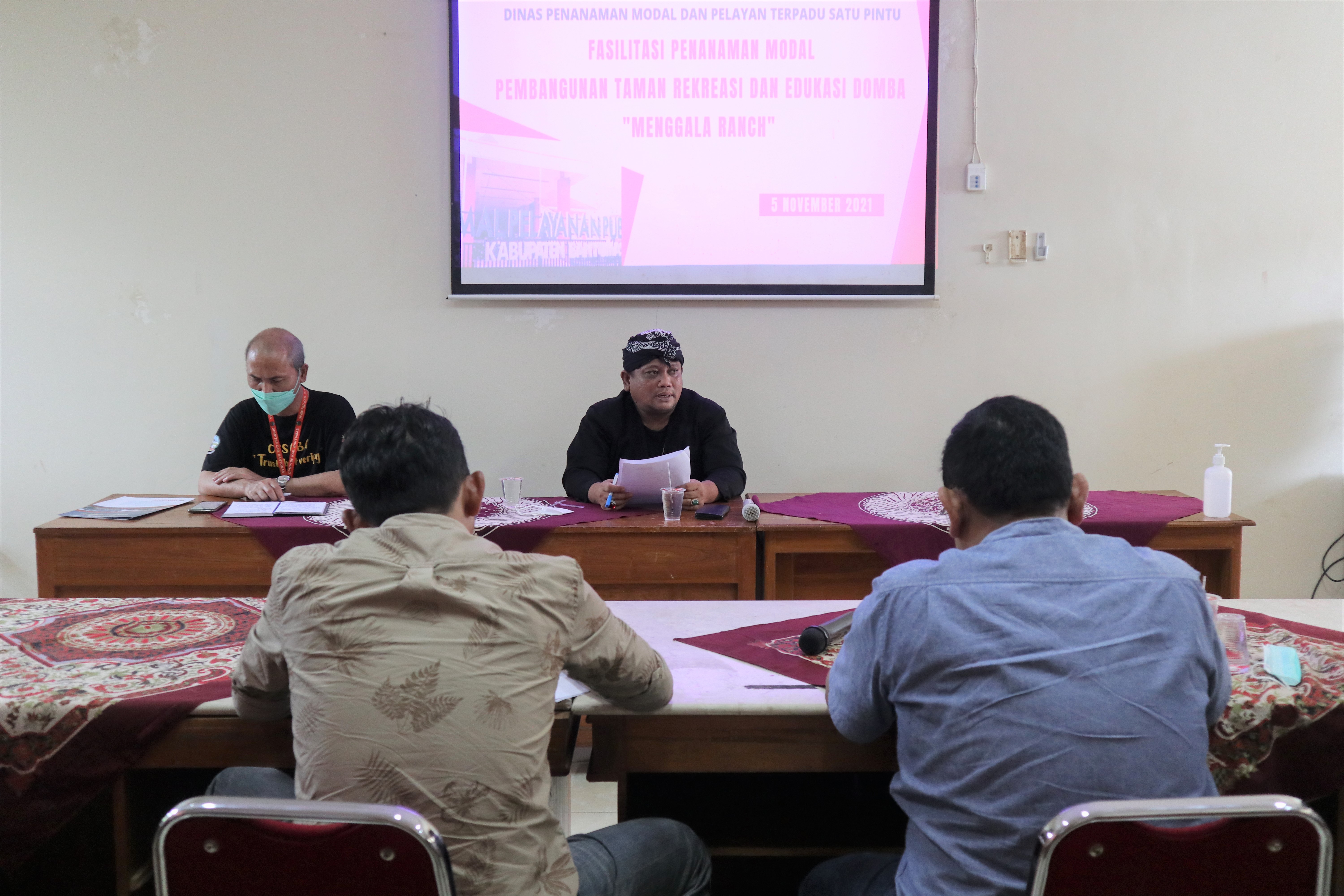 Rapat Fasilitasi Penanaman Modal Pembuatan Taman Rekreasi Dan Edukasi Domba Yang Bernama “Menggala RANCH”