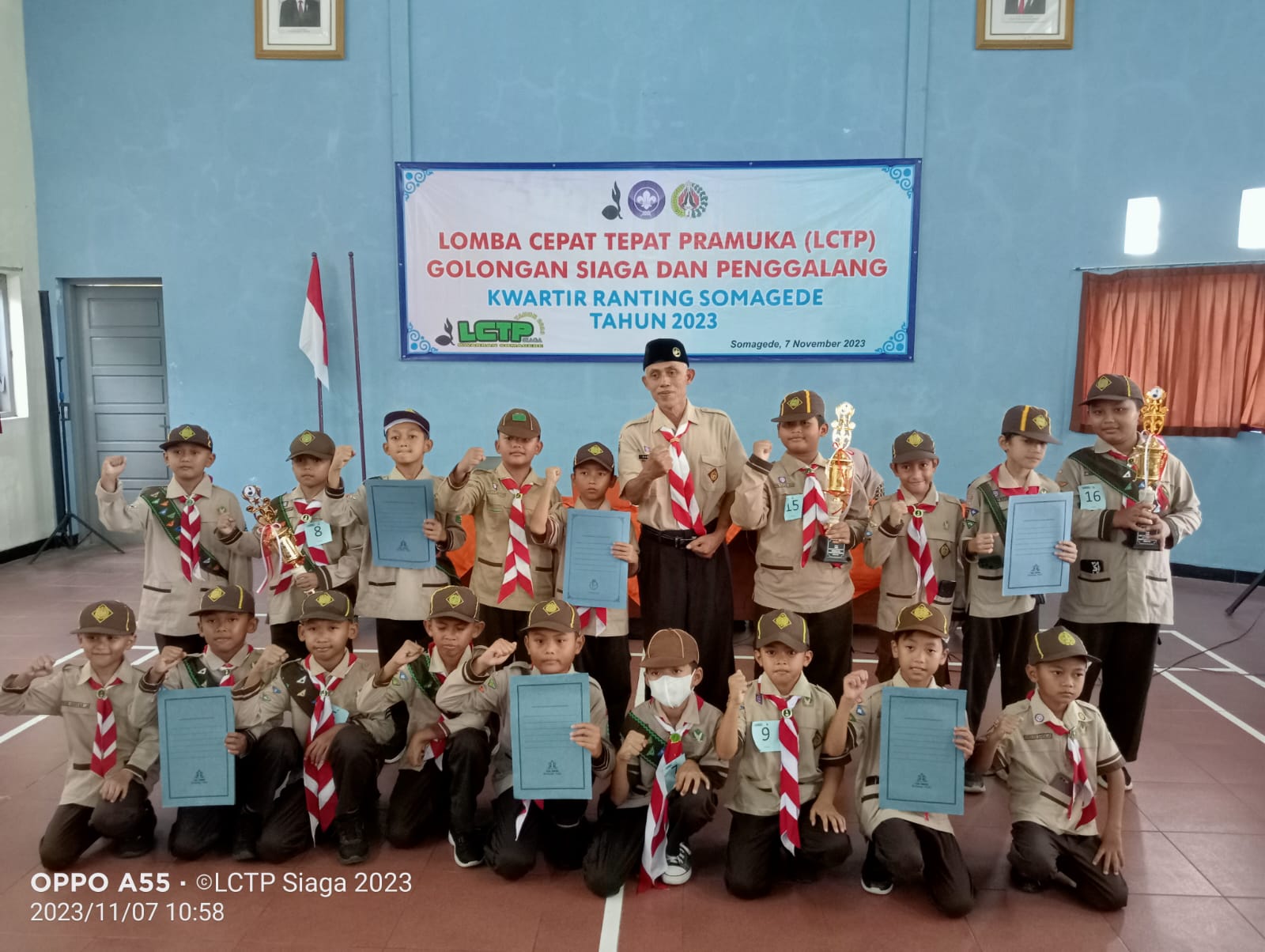 Kwarran Somagede Gelar Lomba Cepat Tepat Pramuka Siaga