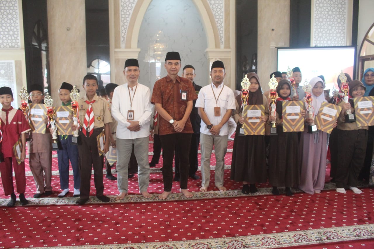 Apresiasi kepada pemenang lomba Ramadan Ceria jenjang SD dan SMP