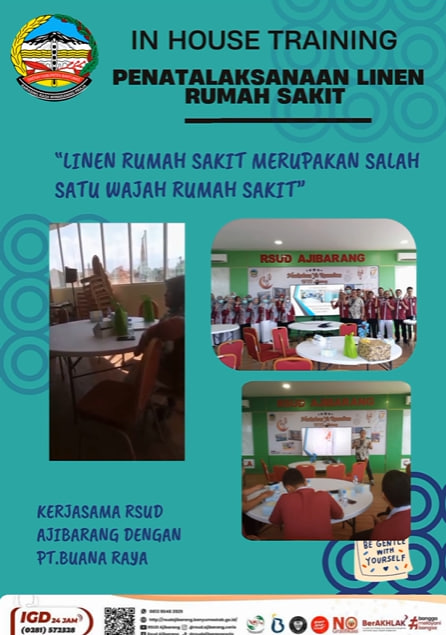 INHOUSE TRAINING PENATALAKSANAAN LINEN RUMAH SAKIT || DIKLAT DAN PSDM