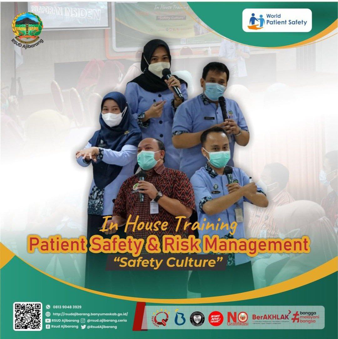 IN HOUSE TRAINING PATIENT SAFETY AND RIST MANAGEMEN II SAFETY CULTURE