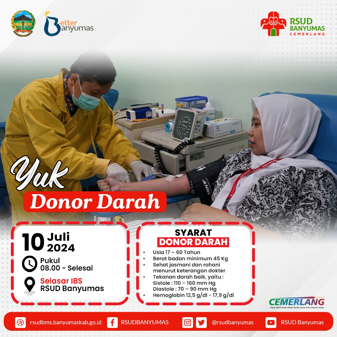 Donor Darah di RSUD Banyumas