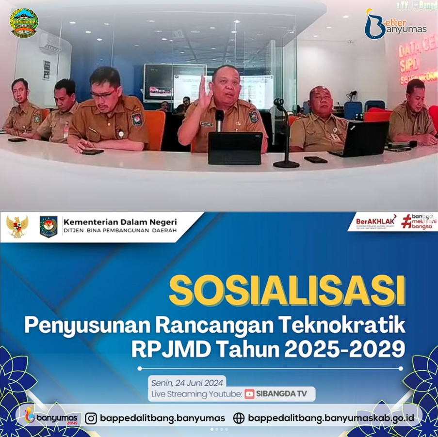 SOSIALISASI PENYUSUNAN RANCANGAN TEKNOKRATIK RPJMD TAHUN 2025-2029