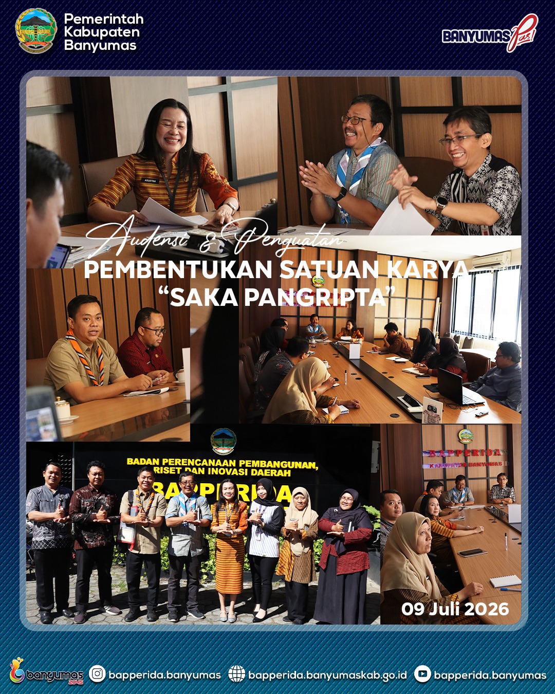 AUDENSI & PENGUATAN PEMBENTUKAN SATUAN KARYA "SAKA PANGRIPTA"