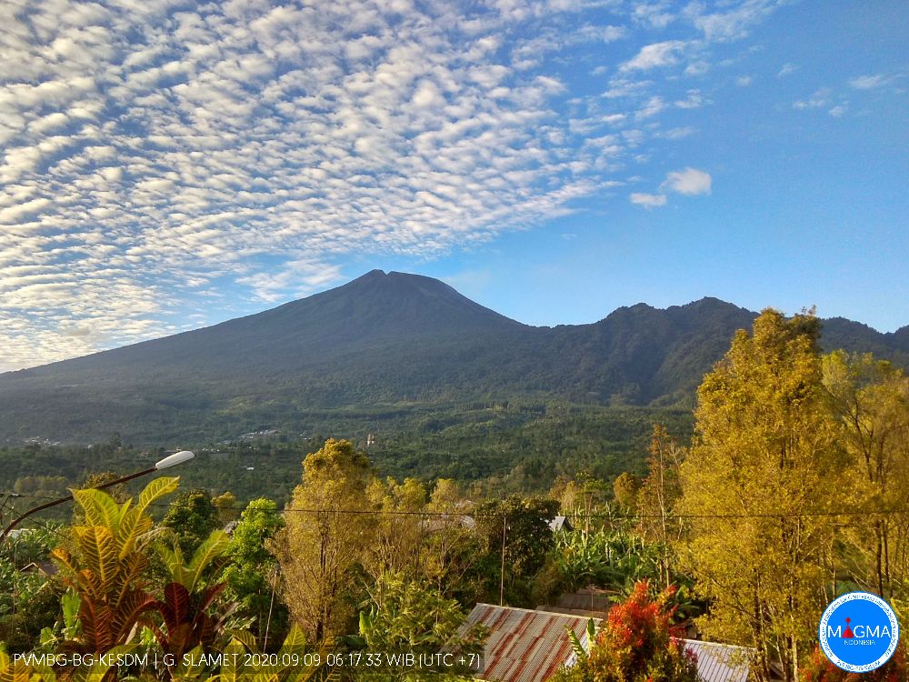 Pantauan Aktivitas Gunung Api Slamet oleh PVMBG Pos Pemantauan Gambuhan, Pemalang