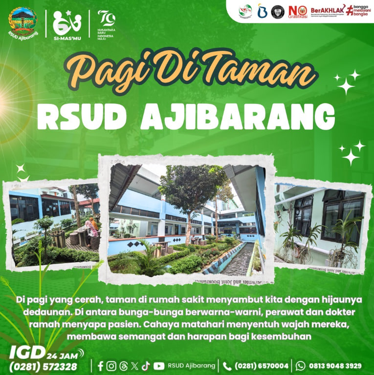 Pagi Menyegarkan di Taman RSUD Ajibarang, Sebuah Oase Harapan untuk Pasien