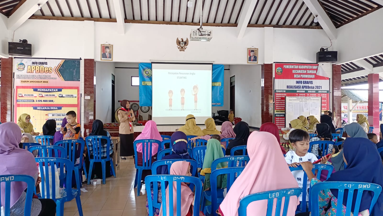 kegiatan Pembinaan stunting desa lokus di  Purwodadi