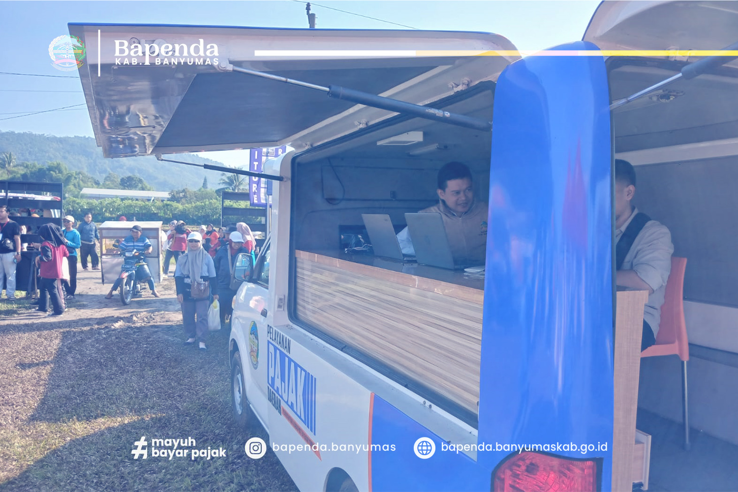 PELAYANAN PBB-P2 PADA LAUNCHING INOVASI "MAS CAMAT NGALIM"