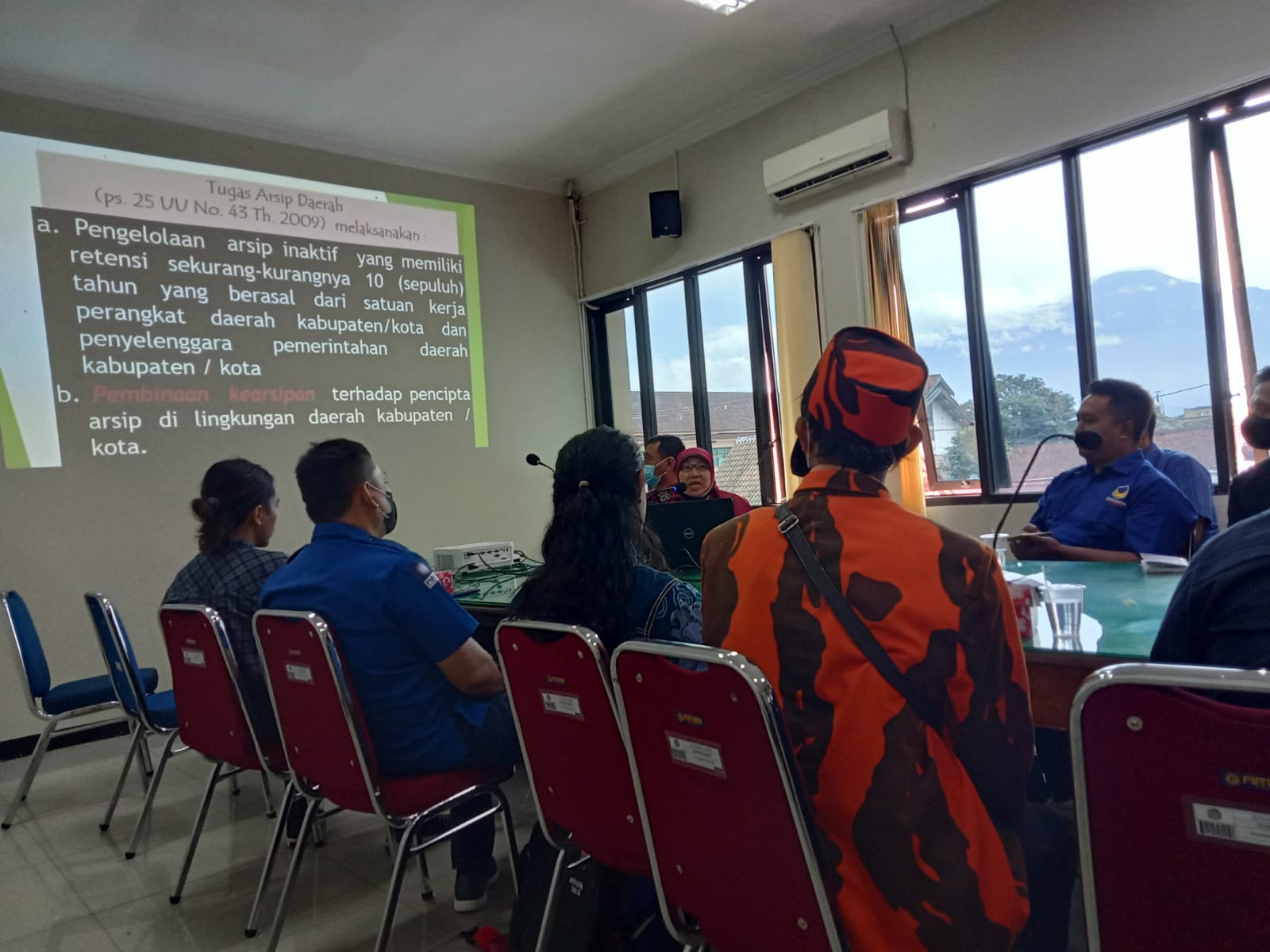 Sosialisasi Kearsipan Bagi Ormas,Orpol dan Organisasi lain di Kabupaten Banyumas