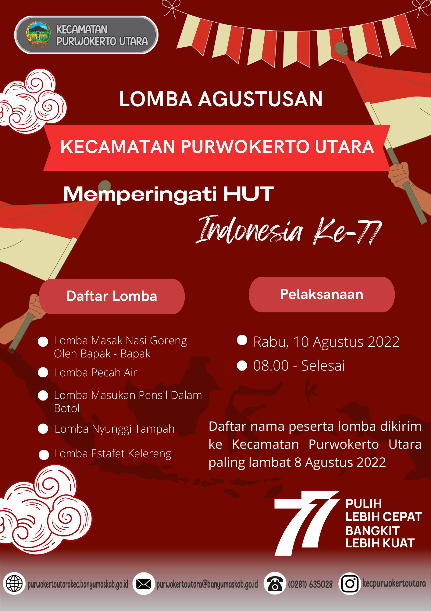 Lomba Agustusan Dalam Rangka Memperingati HUT Indonesia ke-77