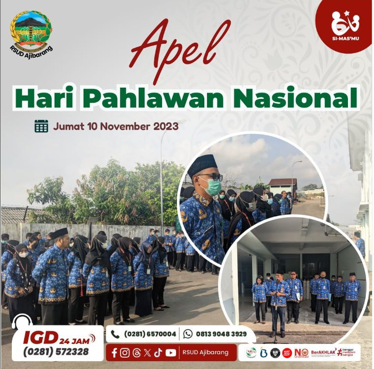 APEL PAGI MEMPERINGATI HARI PAHLAWAN 10 NOVEMBER 2023