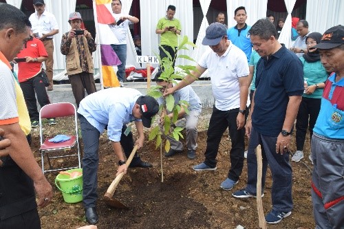 PERESMIAN PUSAT DAUR ULANG (PDU) SAMPAH DAN  HARI CINTA PUSPA DAN SATWA NASIONAL (HCPSN)  TINGKAT KABUPATEN BANYUMAS TAHUN 2019