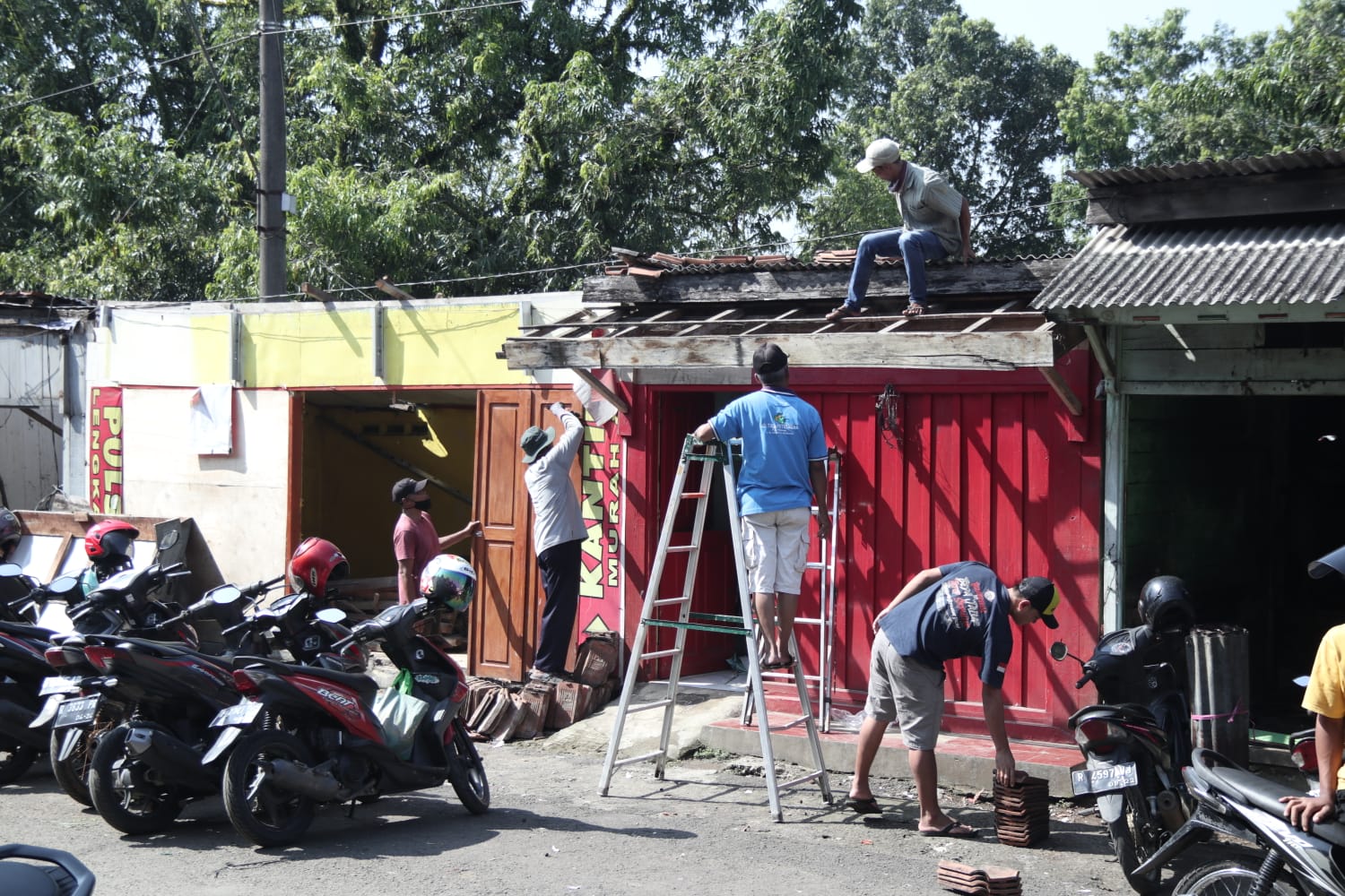 Pemindahan Pedagang Luar Pasar Ajibarang