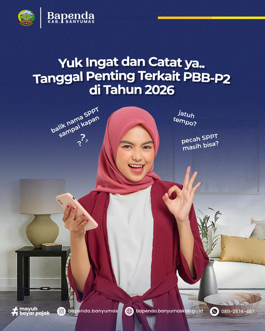📢 YUK CATAT TANGGAL PENTING TERKAIT PBB-P2 TAHUN 2026