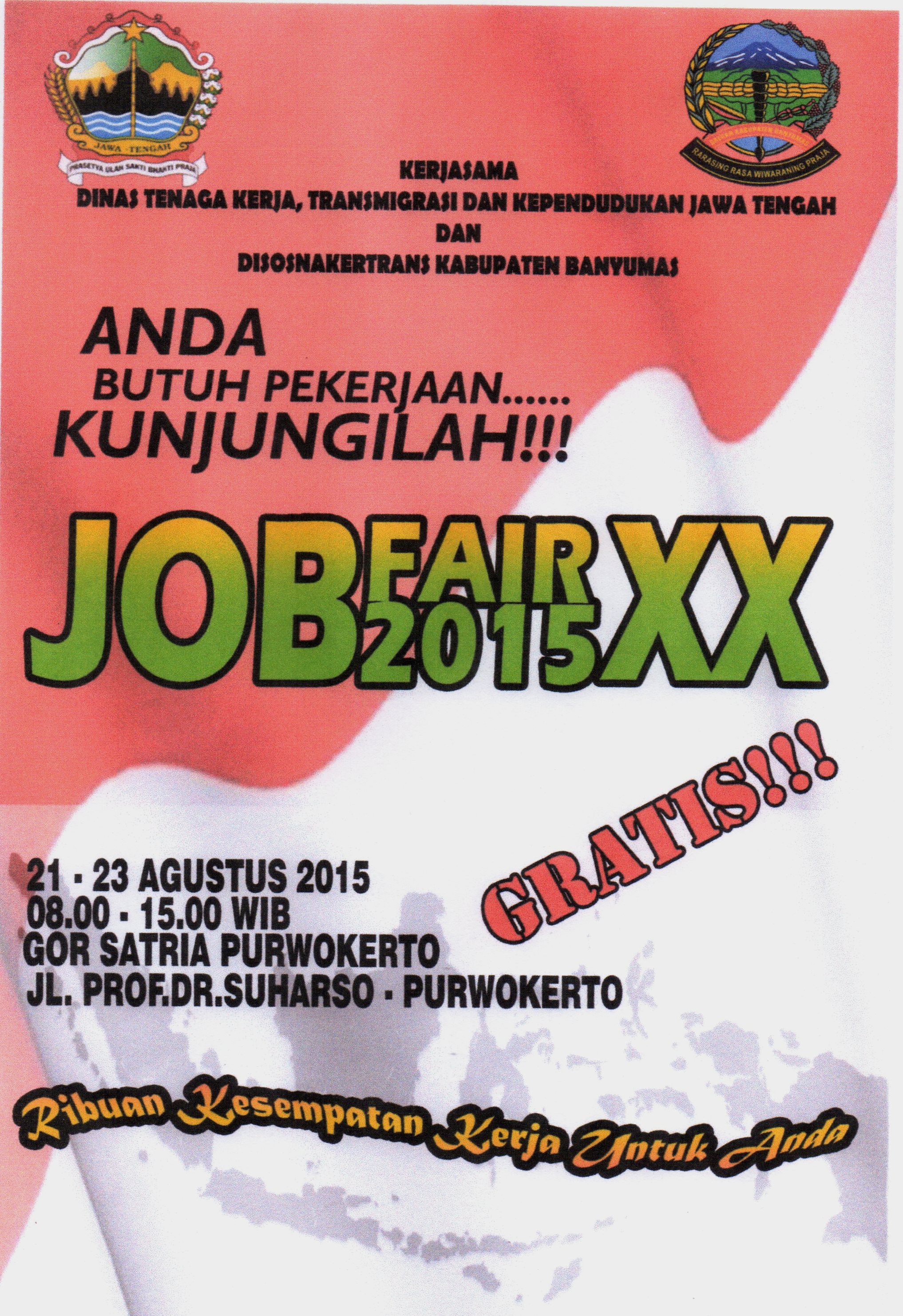 JOB FAIR BESAR-BESARAN, PERSIAPKAN DIRI ANDA...