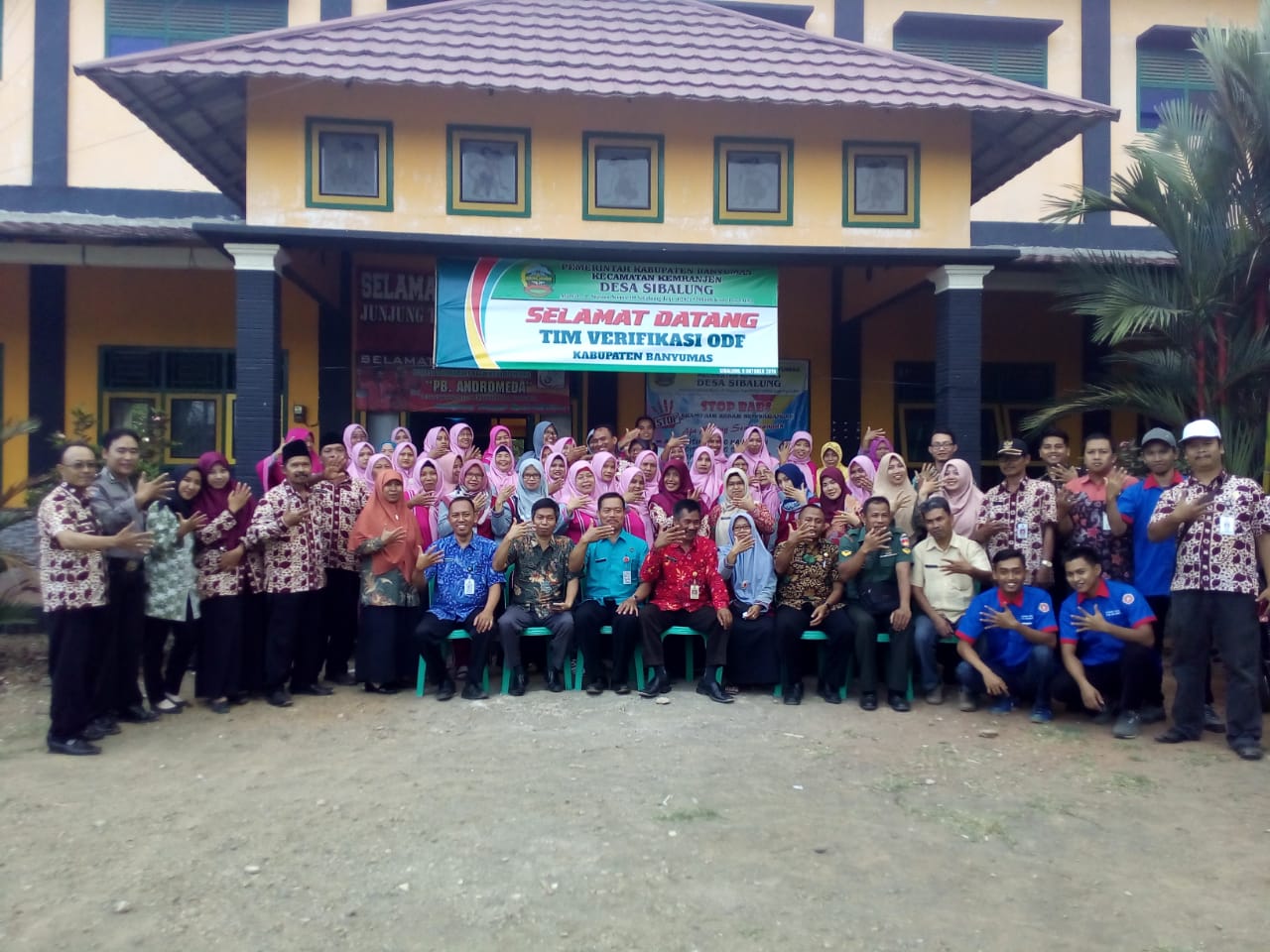 Verifikasi ODF ( Open Defecation Free ) Desa Sibalung