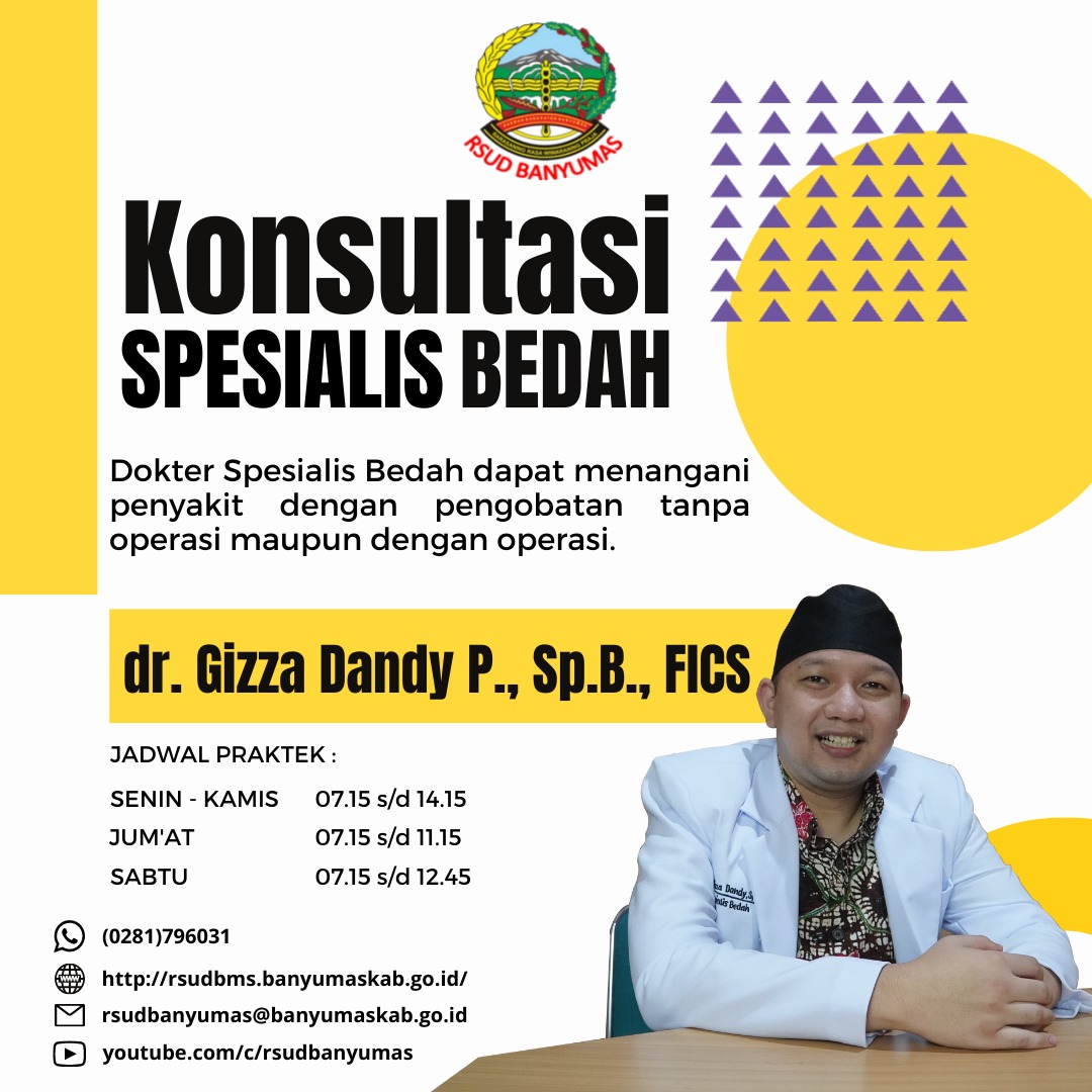 Warta Poliklinik RSUD Banyumas - Dokter Spesialis Bedah