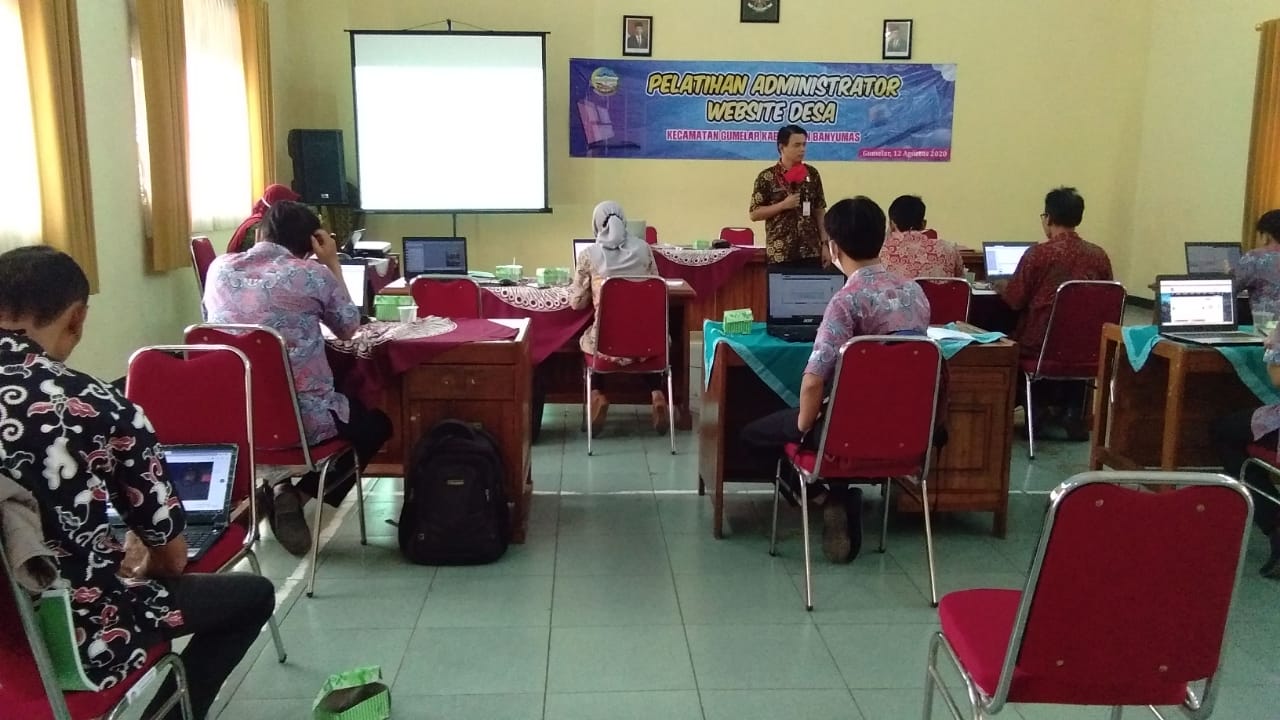 Pelatihan Administrator Website Desa Paningkaban