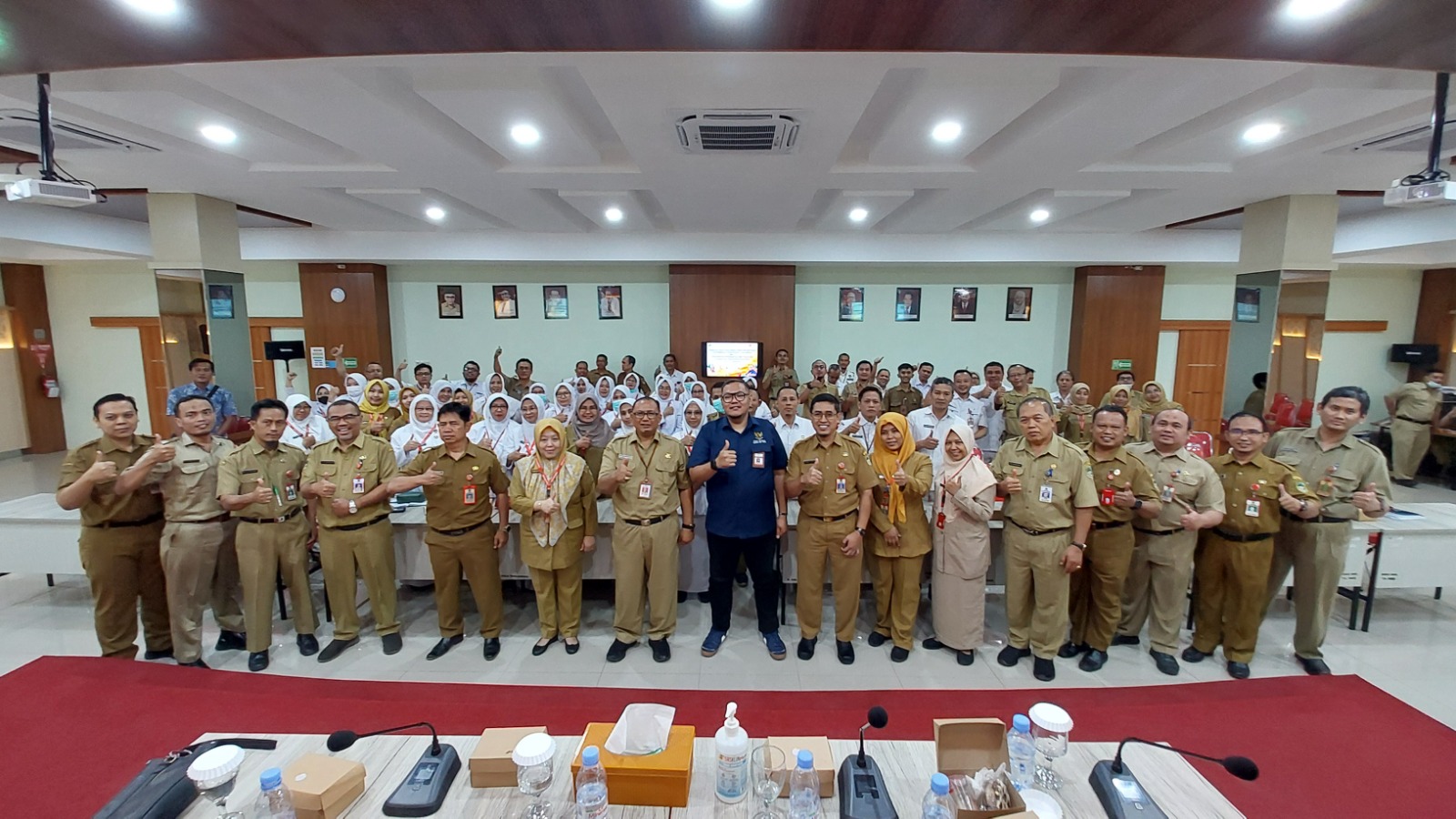 Sekda Banyumas Dan KIP Jateng Berikan Pembinaan dan Bimbingan PPID Di RSUD Banyumas