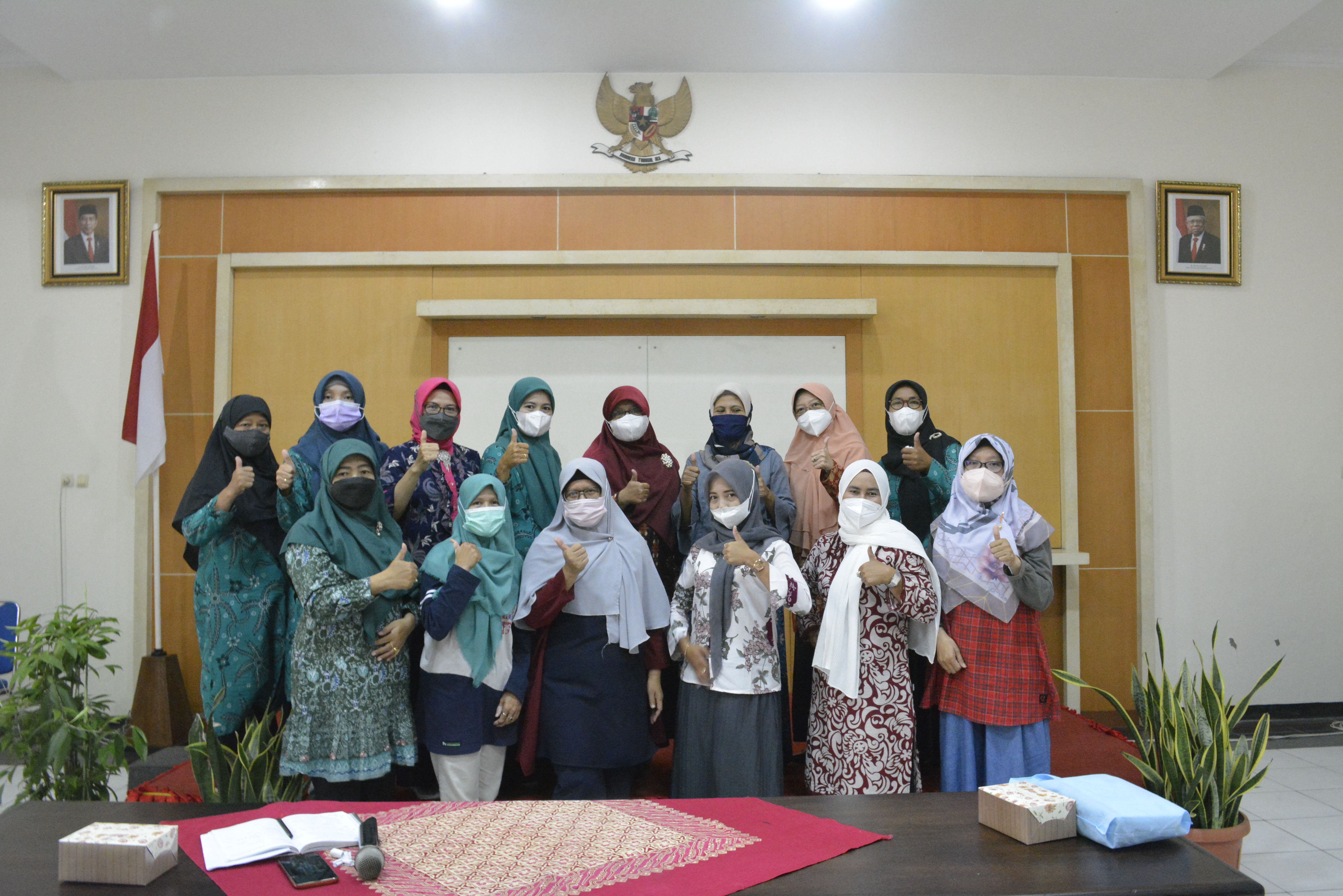 Acara Pertemuan Rutin Dharma Wanita Persatuan (DWP) Dinperkim Kabupaten Banyumas