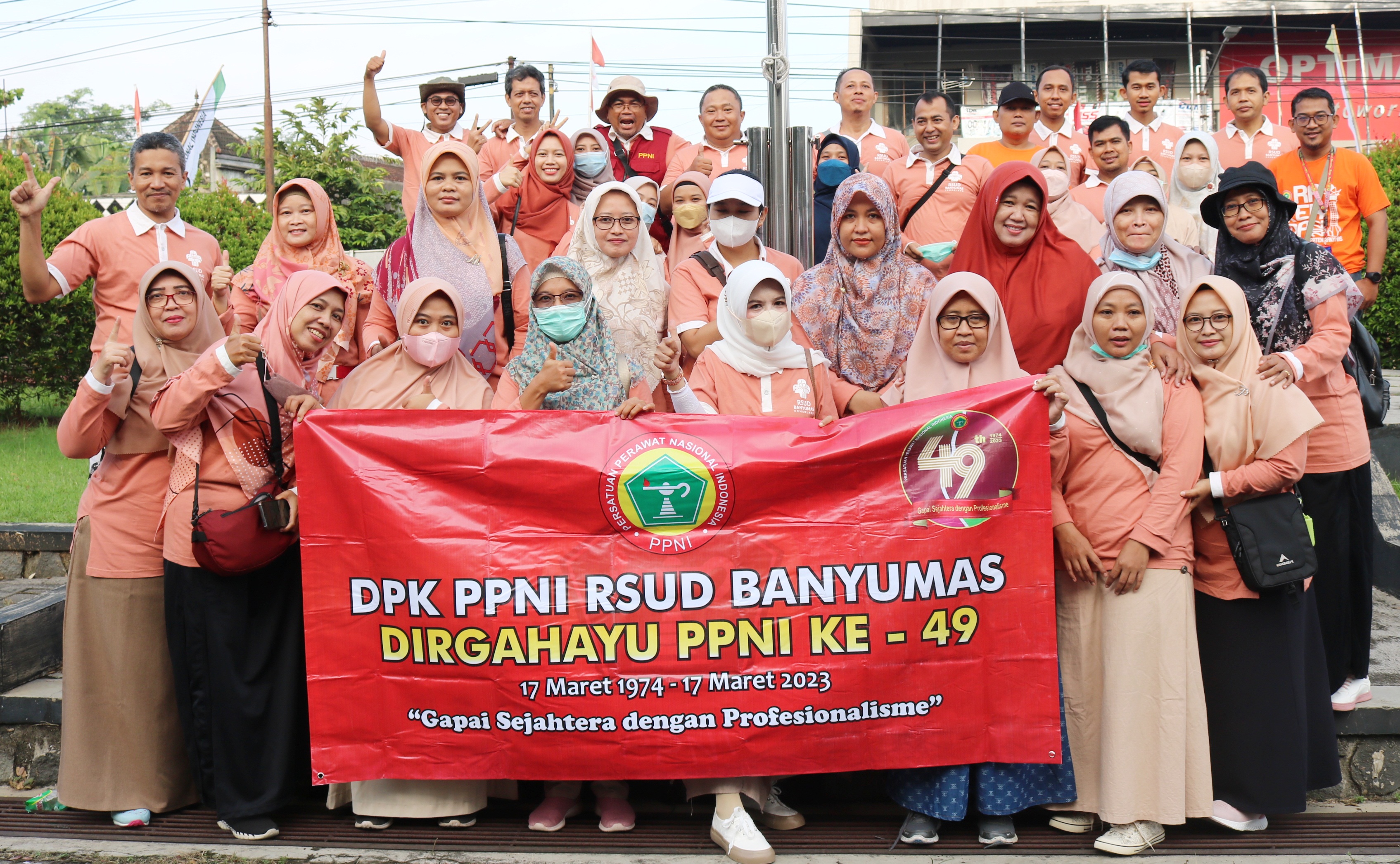 RSUD Banyumas Ikut Merayakan HUT Persatuan Perawat Nasional Indonesia (PPNI) ke-49.