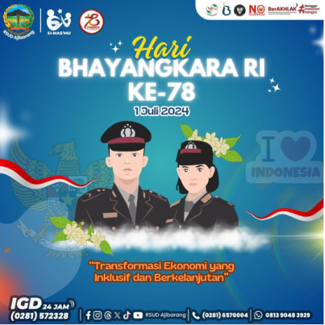 RSUD Ajibarang Mengucapkan Selamat Hari Bhayangkara POLRI ke-78