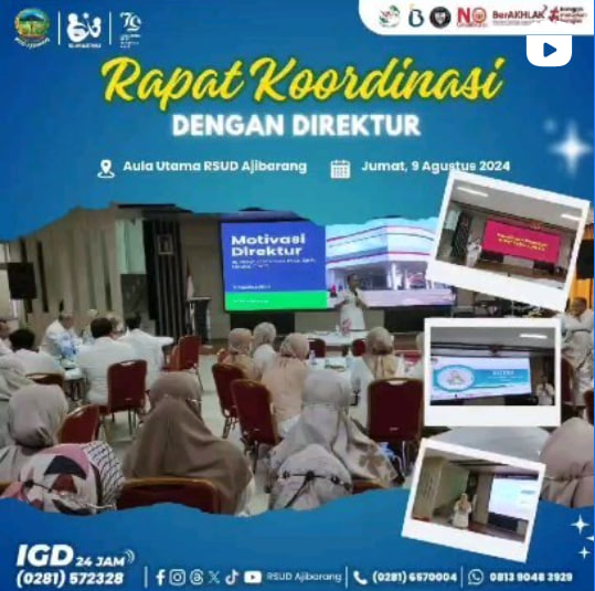 Sinergi dan Semangat Baru: Rapat Koordinasi Bersama Direktur RSUD Ajibarang