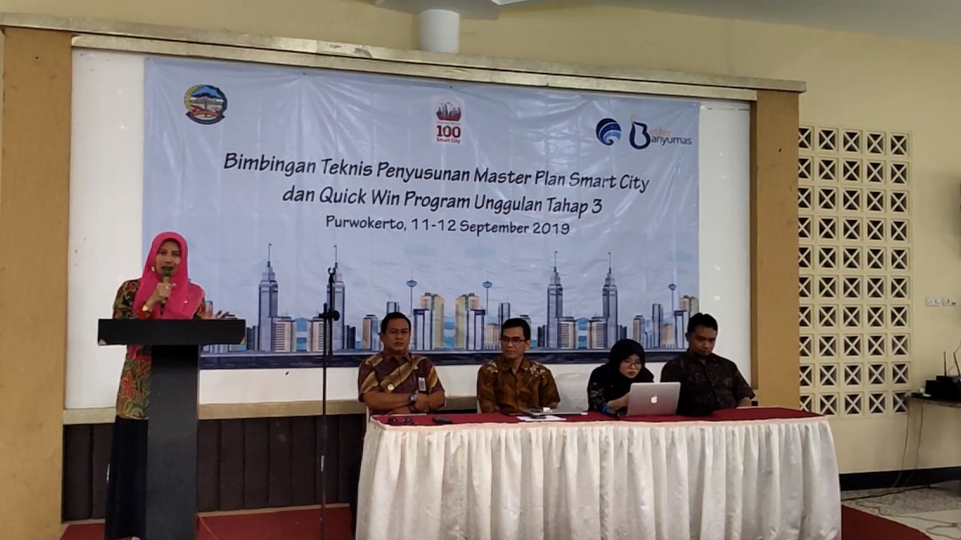 Bimbingan Teknis Penyusunan Master Plan Smart City dan Quick Win Program Unggulan Tahap III Smart City Kabupaten Banyumas