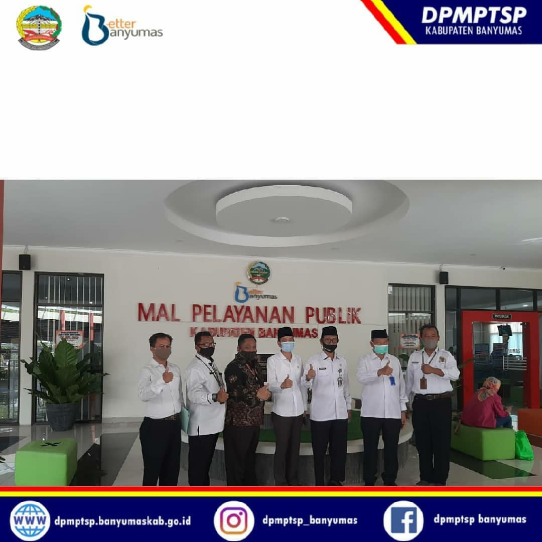 Kepala DPMPTSP Kab Banyumas menerima kunjungan dari Direktur SDU PHU Kemenag