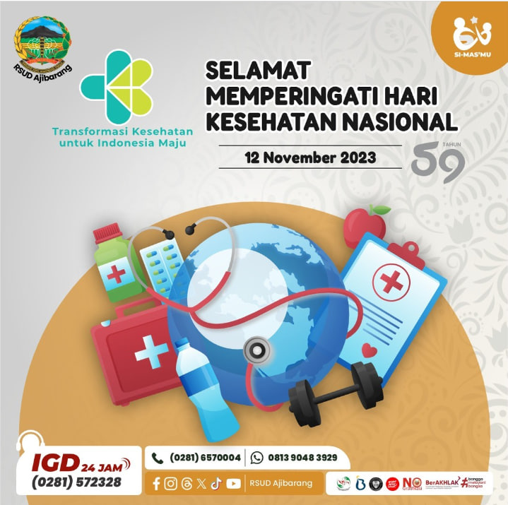 SELAMAT HARI KESEHATAN NASIONAL || 12 NOVEMBER 2023