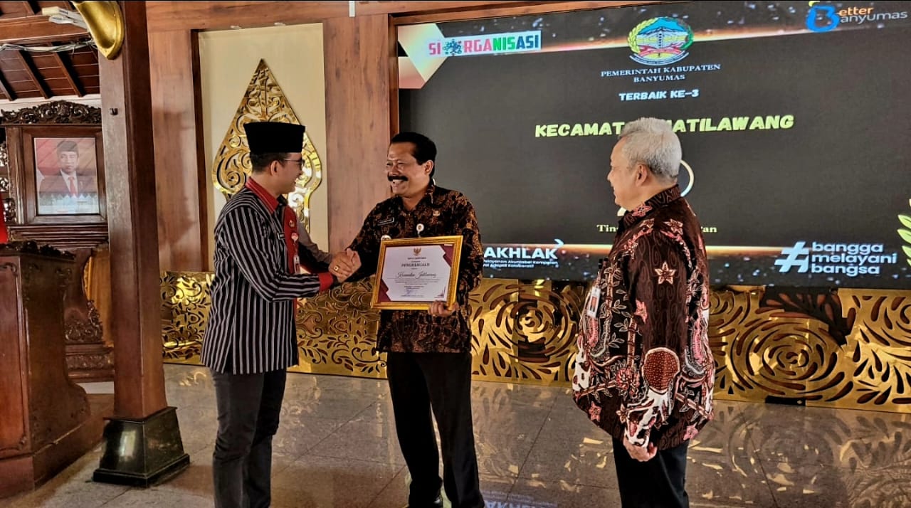 Kecamatan Jatilawang juara III pada kematangan organisasi tahun 2023