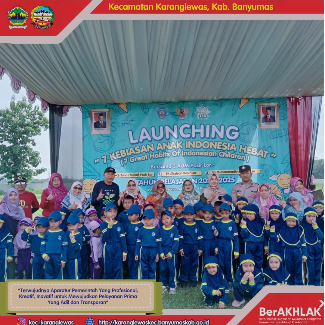 Launching 7 kebiasaan Anak Indonesia Hebat (7 Great Habits Of Indonesian Children)