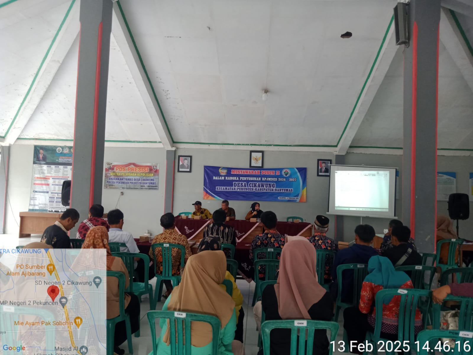 Musyawarah Dusun II desa Cikawung dalam rangka Penyusunan RPJMdes 2026 - 2027