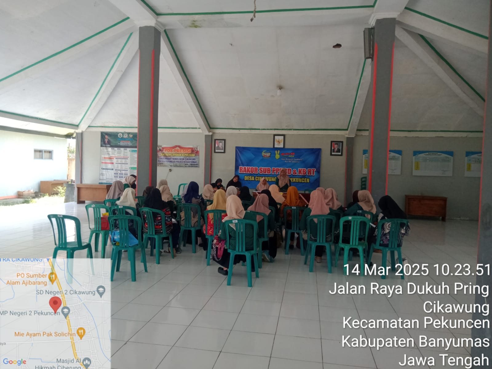 Rakor Sub PPKBD Desa Cikawung Bulan Maret