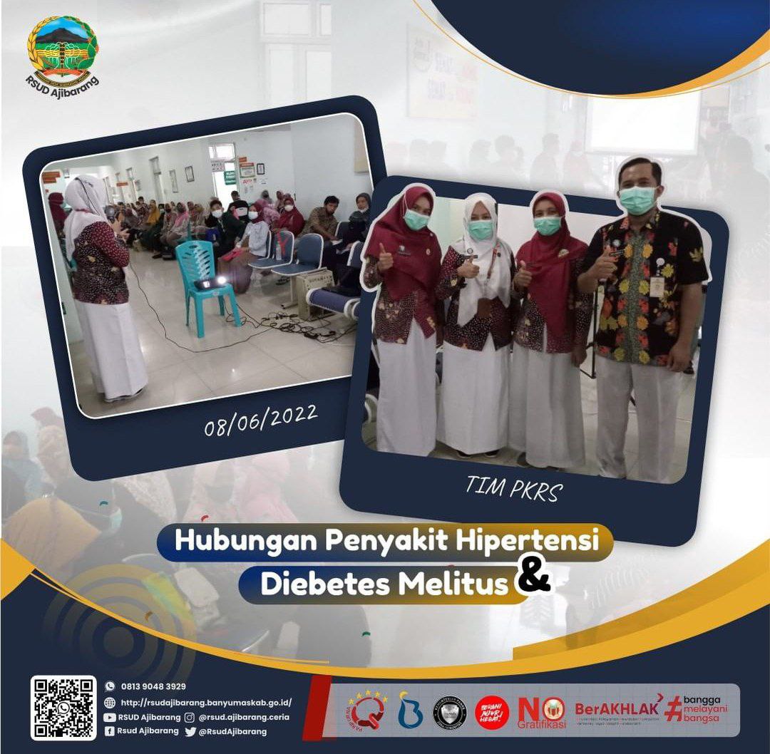 HUBUNGAN DIABETES MELLITUS DENGAN HIPERTENSI II PKRS II INSTALASI RAWAT JALAN